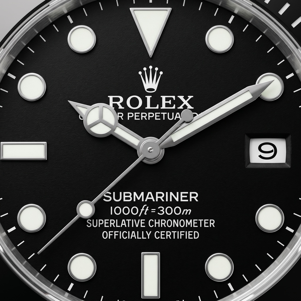 Submariner Classic Black – Dealer Display Wall Clock — thumbnail 3