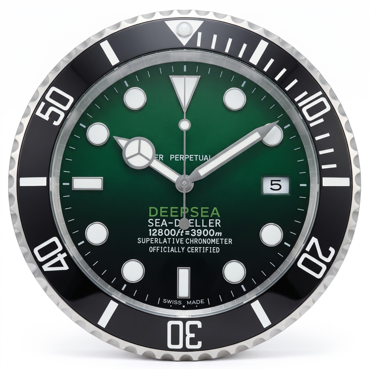 Sea-Dweller Deepsea Green – Dealer Display Wall Clock