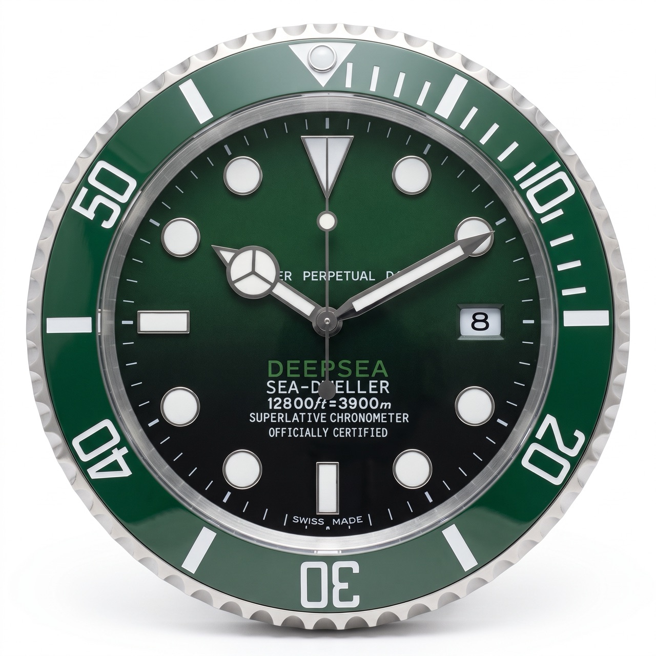 Sea-Dweller Deepsea Gradient Green – Dealer Display Wall Clock