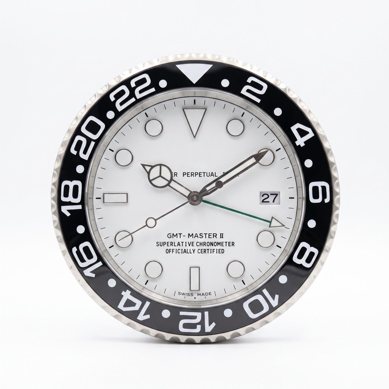 GMT-Master II Pepsi – Dealer Display Wall Clock (White Dial)