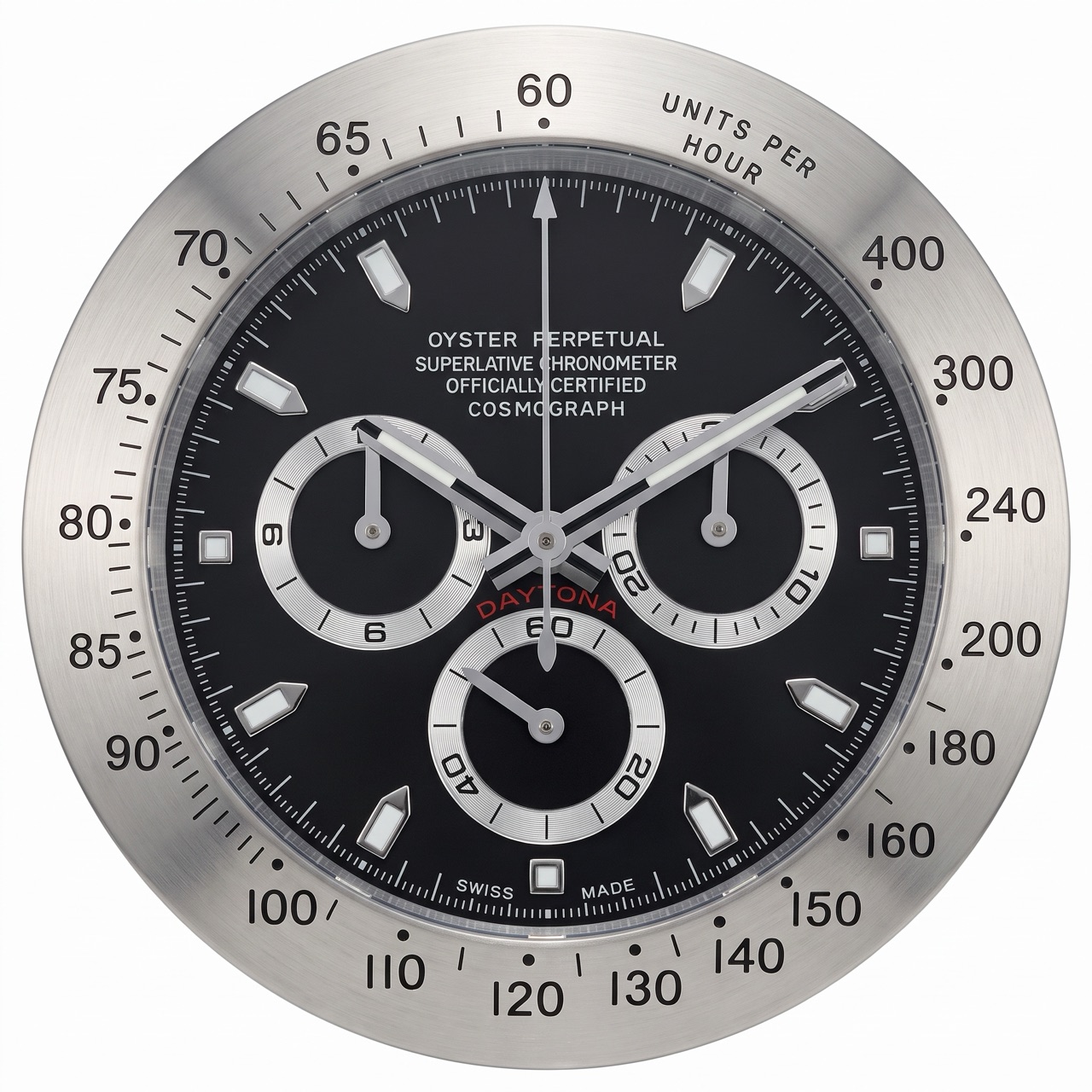 Cosmograph Daytona – Dealer Display Wall Clock (Black)