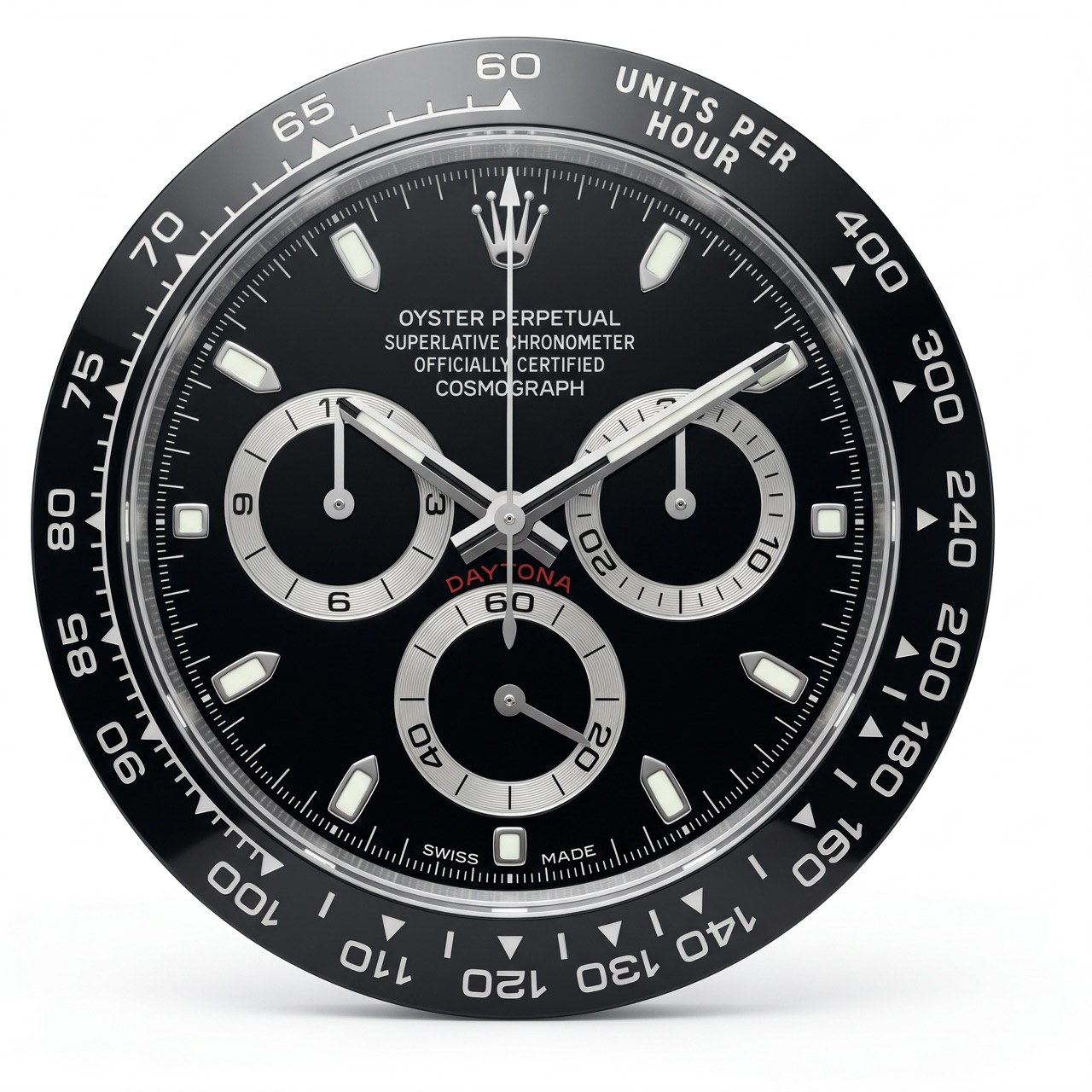 Cosmograph Daytona – Dealer Display Wall Clock (Chocolate)